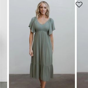 Baltic Born Sage Green Midi Dress size Large